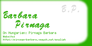 barbara pirnaga business card